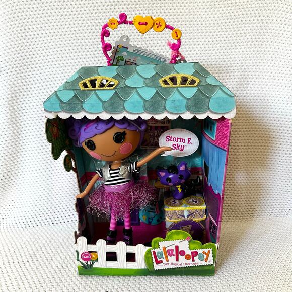 Lalaloopsy Storm E Sky Full Size 13" Doll with Pet Cool Cat 2021 MGA New NIB - Picture 1 of 7